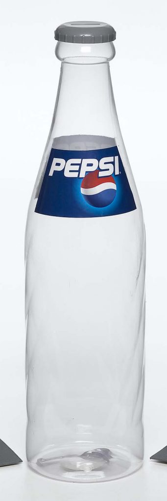 clear plastic Pepsi bottle food safe
